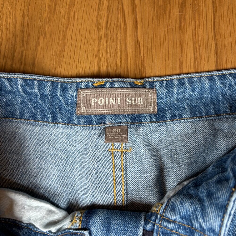 Point Sur Denim 100% Cotton Wide Leg Jeans Light Wash – Women’s 29 - Picture 5 of 13